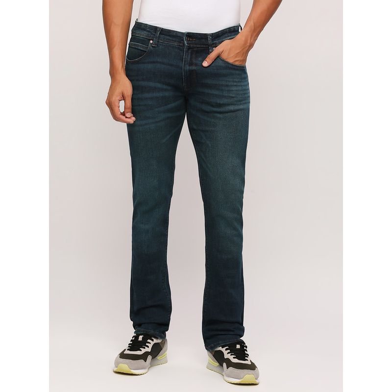 Pepe Jeans Vapour Blue Mid Waist Slim Fit Jeans (30)