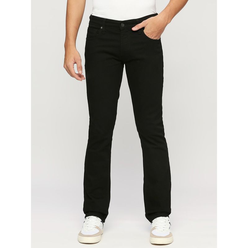 Pepe Jeans Vapour Black Mid Rise Slim Fit Jeans (32)
