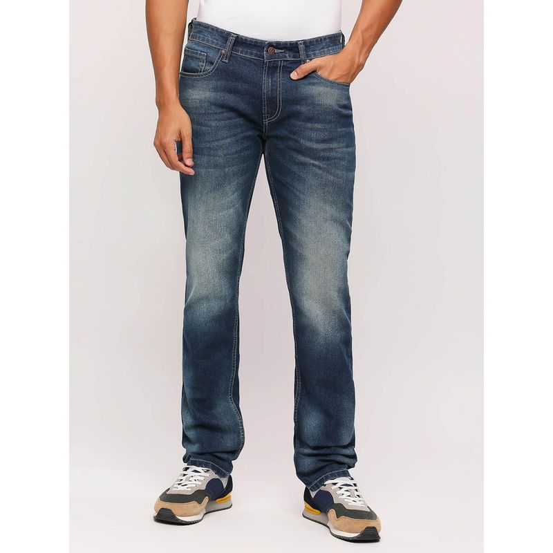 Pepe Jeans Blue Vapour Slim Fit Mid Waist Jeans (28)