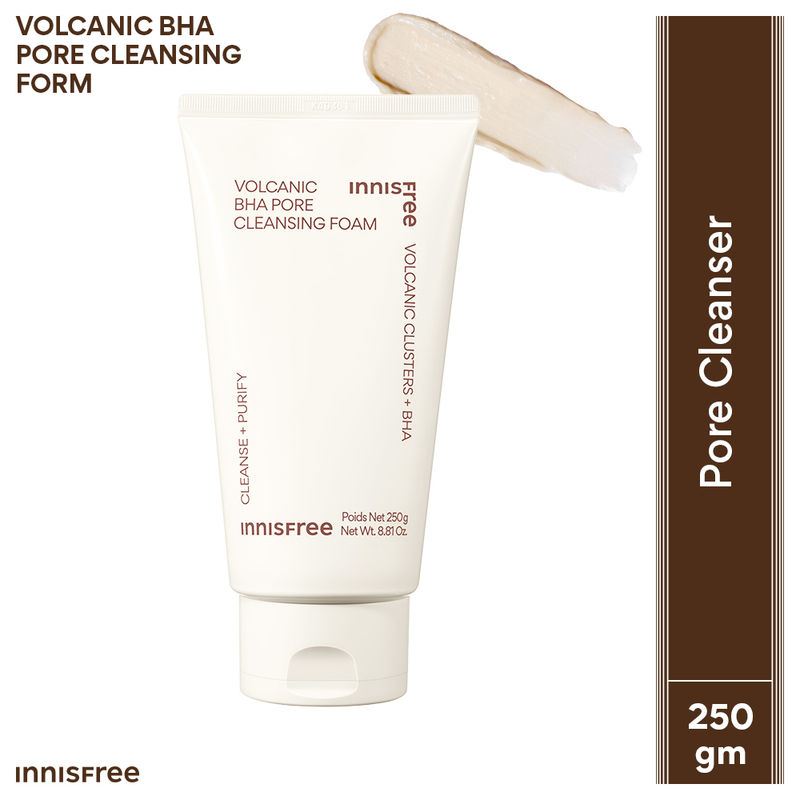 Innisfree Volcanic Clusters Bha Foaming Daily Cleanser For Excess Oil, Clogged Pores, Oily Skin