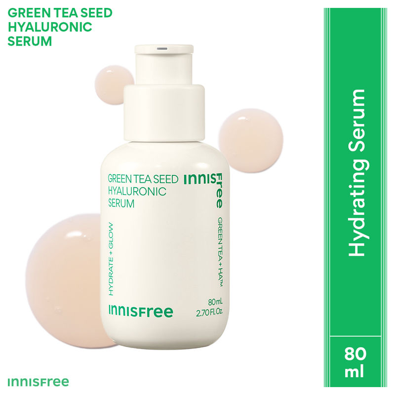 Innisfree Green Tea Hyaluronic Acid Seed Serum - Lightweight, Hydrating Formula For Acne-Prone Skin