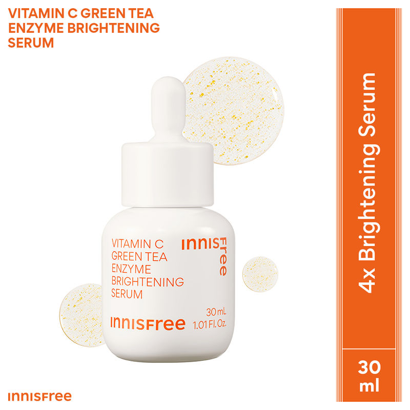Innisfree Vitamin C Brightening Serum For 4X Clearer Skin, Controls Dark Spots