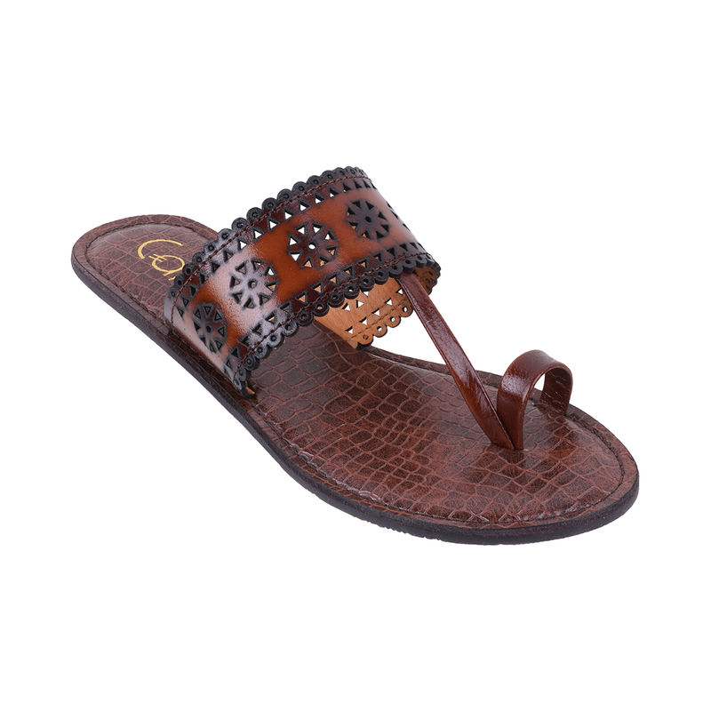 Catwalk Women Casual Kolhapuri Brown (UK 7)
