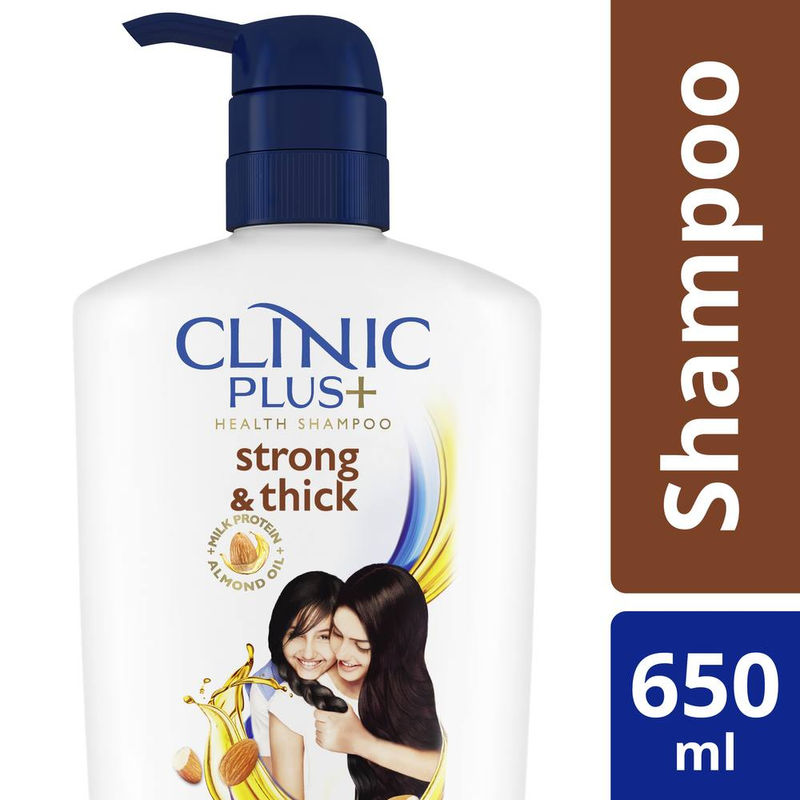 Clinic Plus Strong & Thick Health Shampoo With Almond Oil