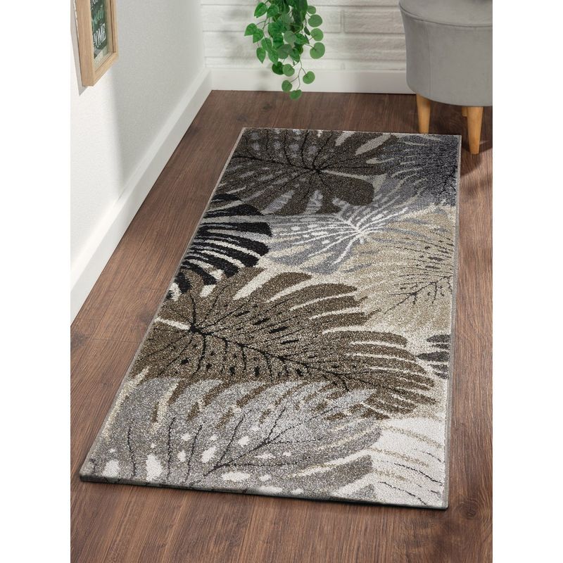 OBSESSIONS Polypropylene Anti-Skid Abstract Bedside Runner Multi (2X5 Feet) (2x5 Feet)