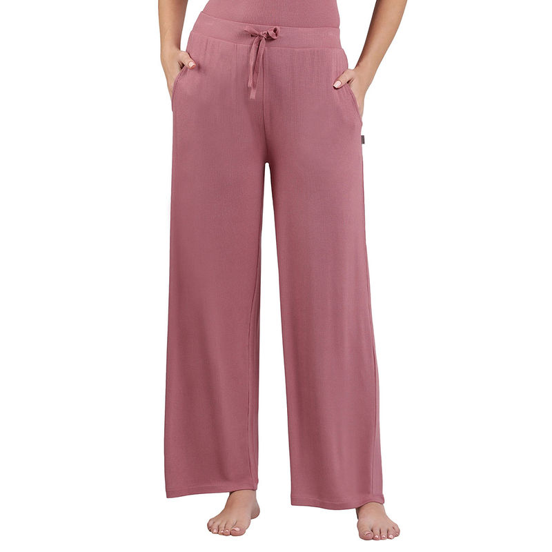 Amante Mauve Mid Rise Ankle Length Serene Dream Pyjama (M)