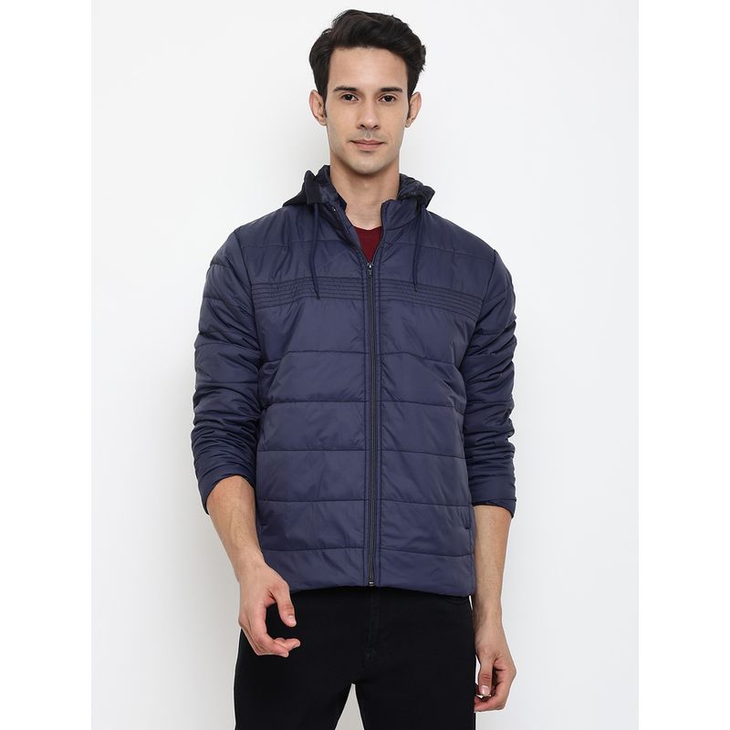 Cantabil Men Navy Blue Jacket (XL)