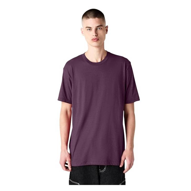 American Apparel Unisex Half Sleeves T-shirt - Purple (S)