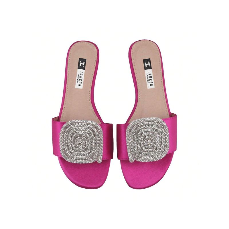 IRUSSH Diamond Square Pink Flats (EURO 35)