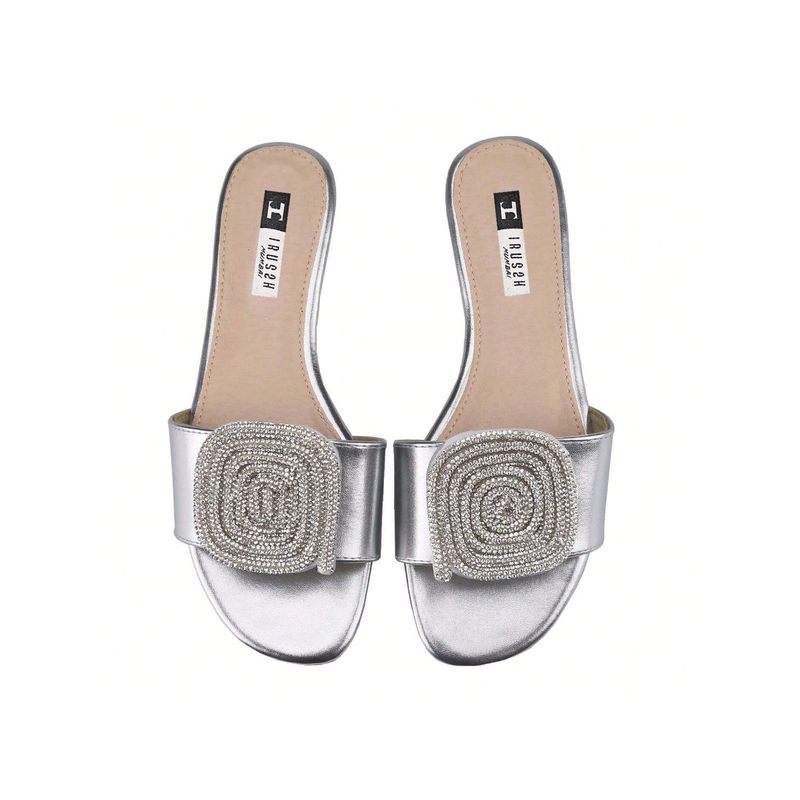 IRUSSH Diamond Square Silver Flats (EURO 35)