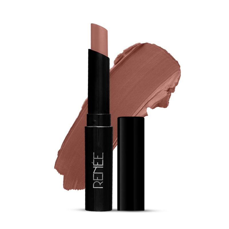 RENEE Very Matte Lipstick- Spice, Long Lasting & Weightless, One Swipe Application
