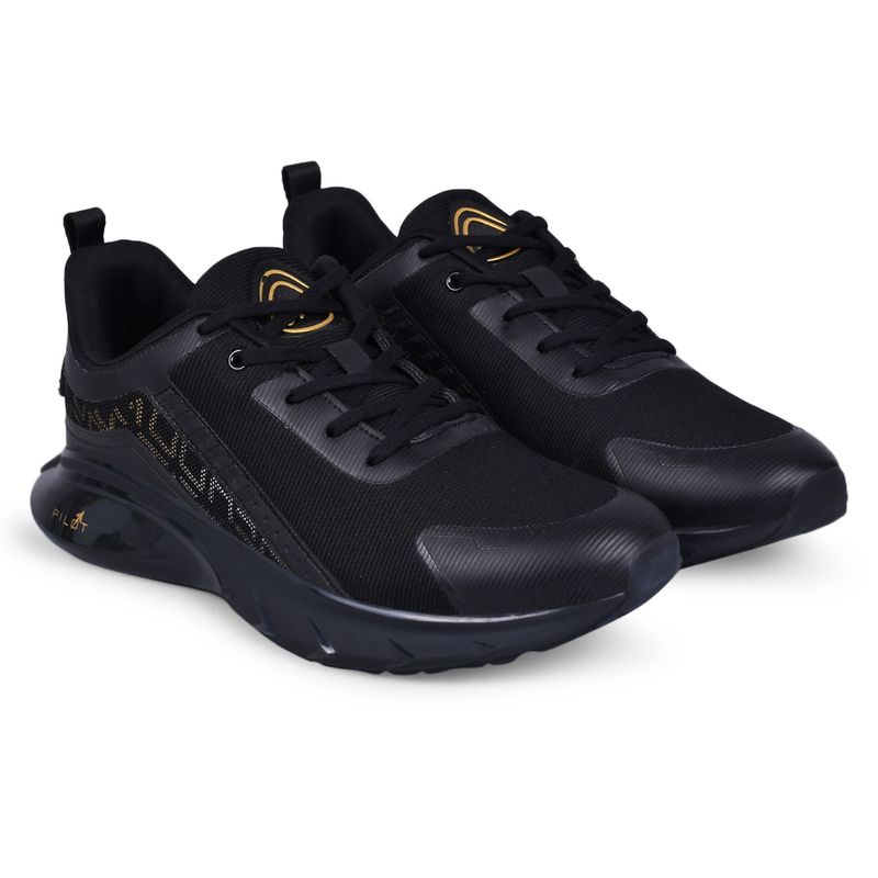 Buy Campus Syclone Pro Black Men Running Shoes Online