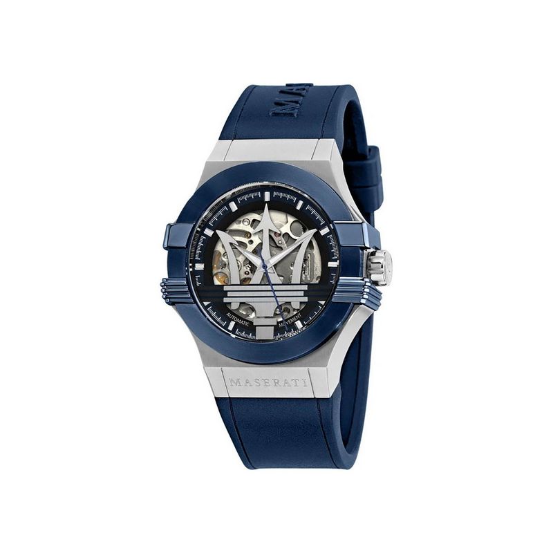 Maserati Stile Stainless Steel Sports Analogue Automatic Watch in Blue for  Men | Lyst UK