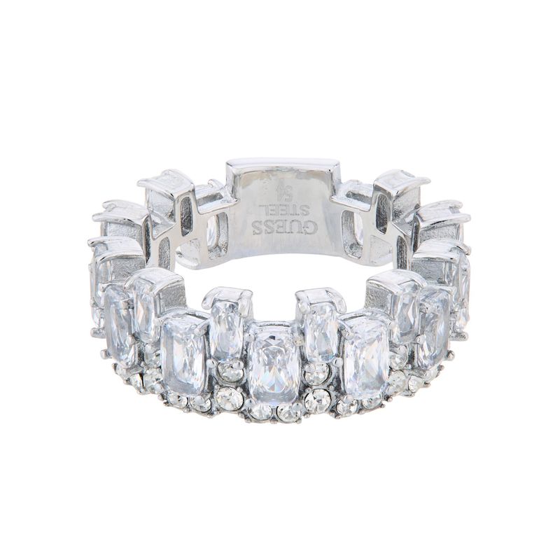 Guess Chandelier Silver Womens Ring - UBR05359RH54 (M)