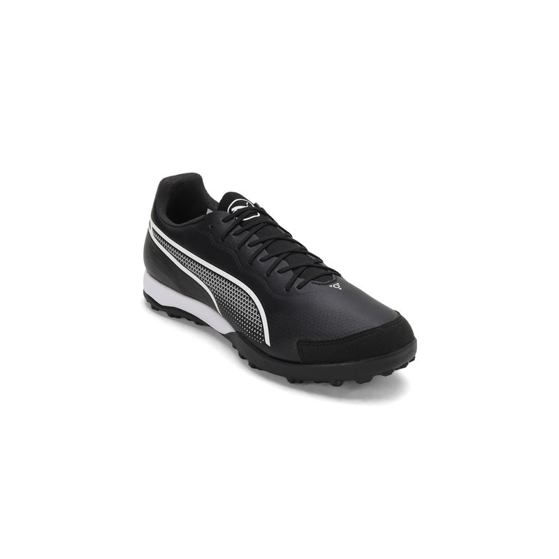 Puma King Pro Tt Unisex Black Football Shoes (UK 9)