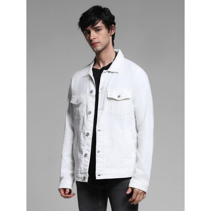 Jack & Jones White Regular Fit Jacket (L)