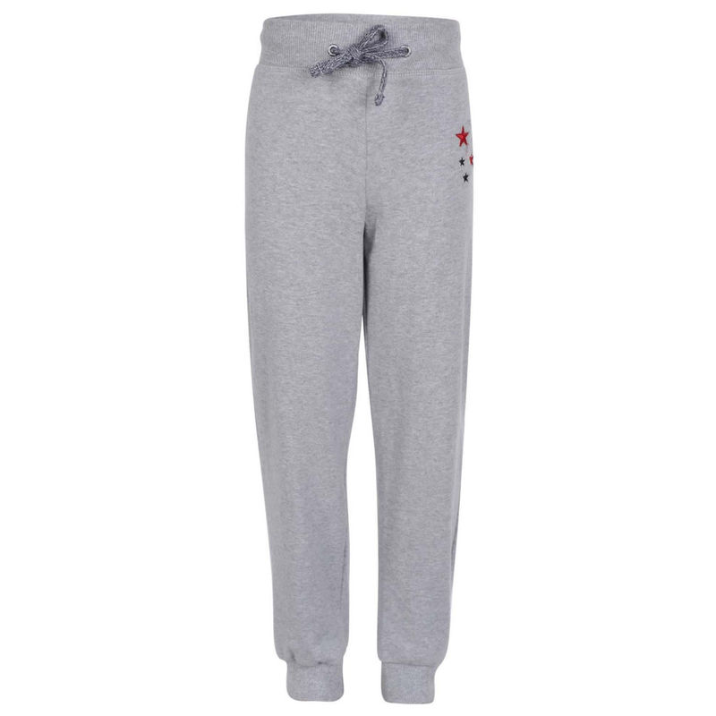 Jockey Juniors Light Grey Melange Girls Track Pant Style Number