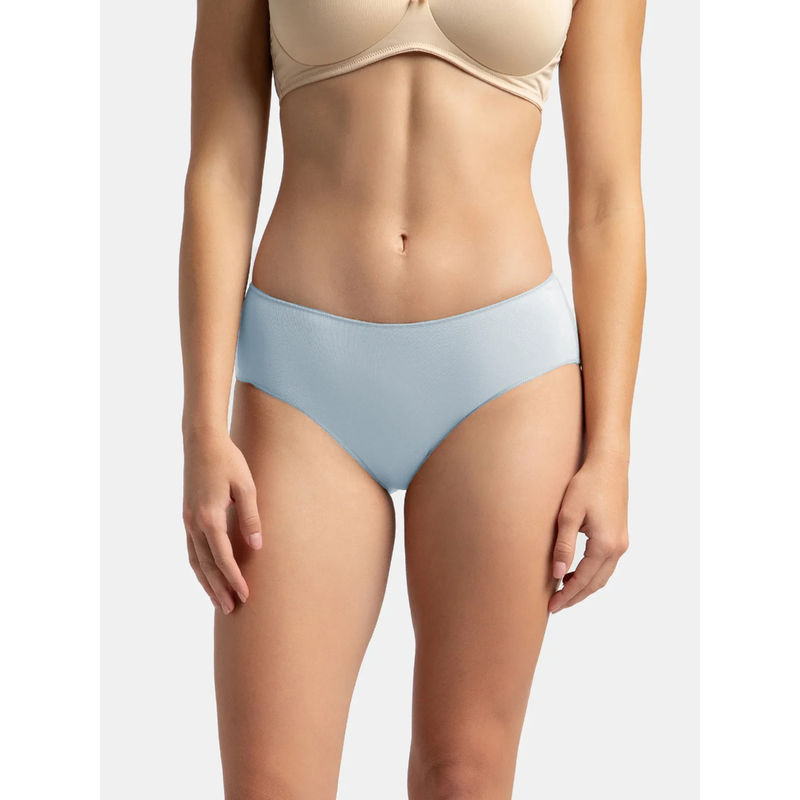 Jockey 1802 Women High Coverage Micro Modal Elastane Hipster - Kentucky Blue (M)