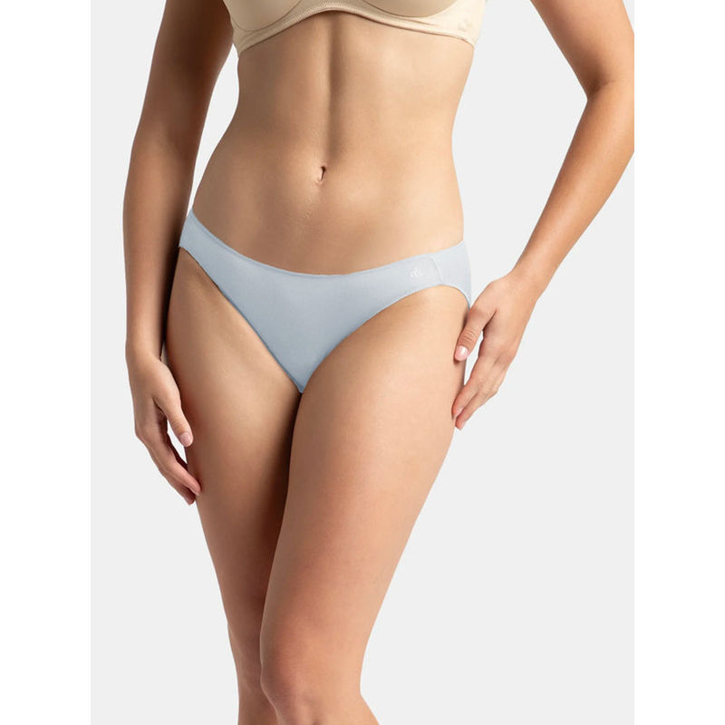 Jockey 1803 Women Medium Coverage Modal Stretch Bikini - Kentucky Blue (S)