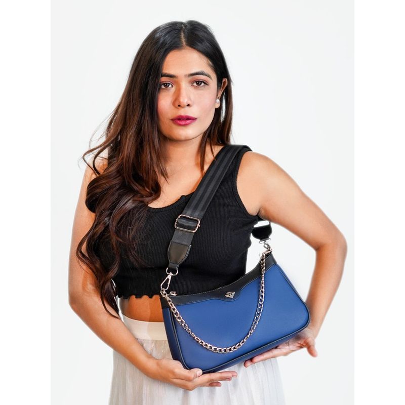 新品未使用　OVAL Shoulder Strap Bag meong blue Buy Nestasia Lusso Blue Shoulder Bag cum Sling Bag Online