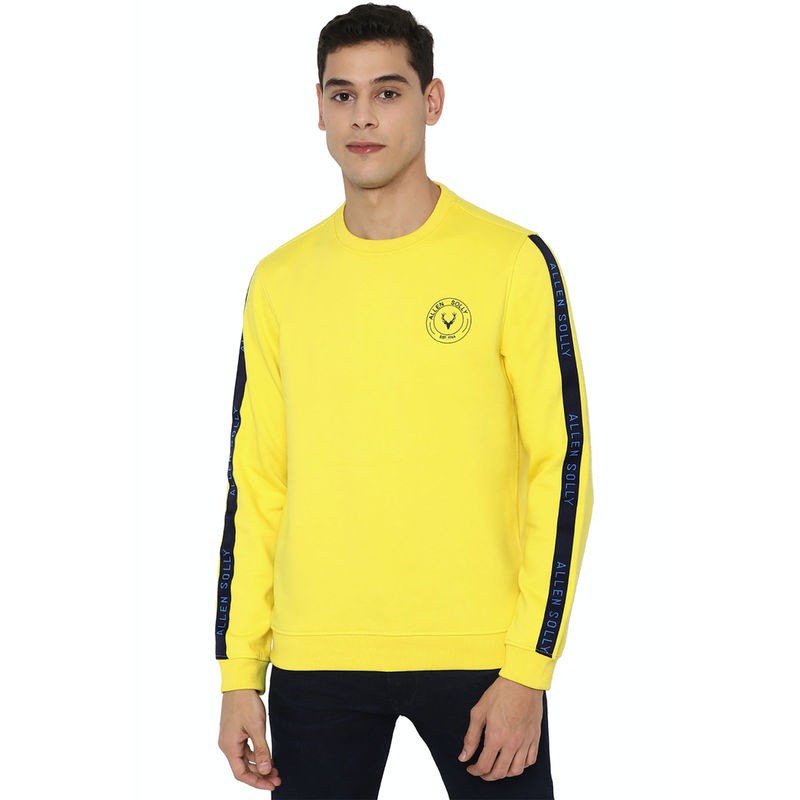 Allen Solly Yellow Sweatshirt (S)