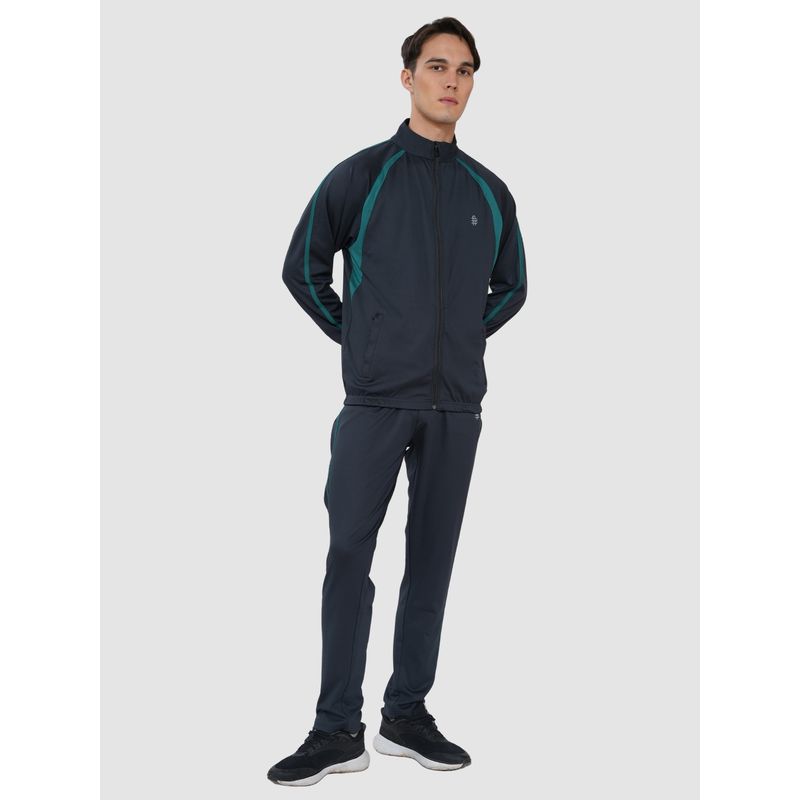 Bonjour Men's Navy Blue Jacket with Pant (S)