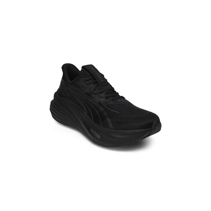 Puma MagMax NITRO 2 Men Black Running Shoes (UK 10)