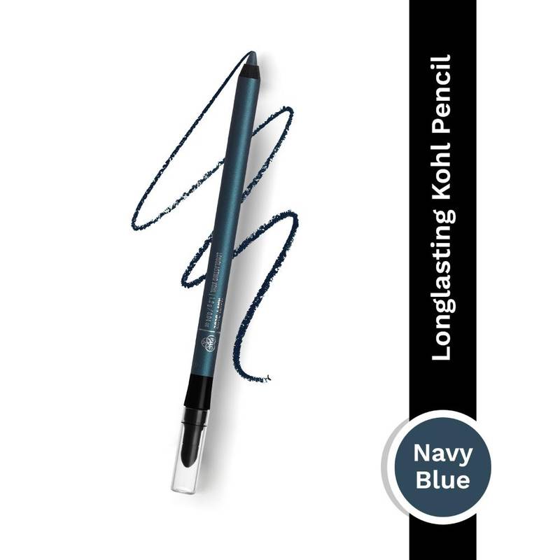 PAC Longlasting Kohl Pencil Navy Blue - Waterproof Intense Payoff, One Swipe Application