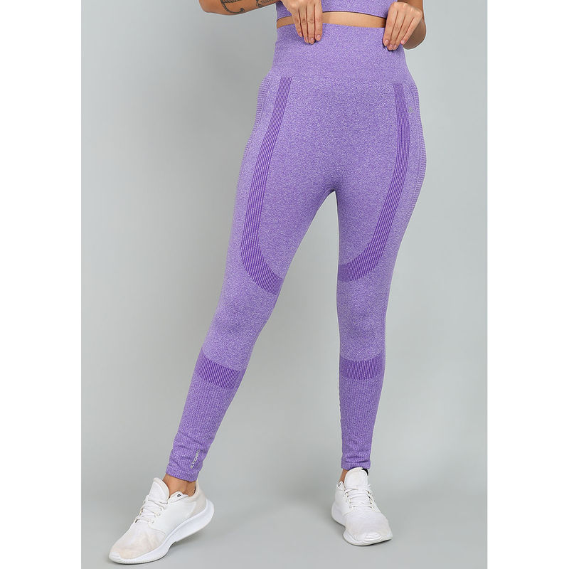 Kobo Purple Womens High Waist Tights (S)