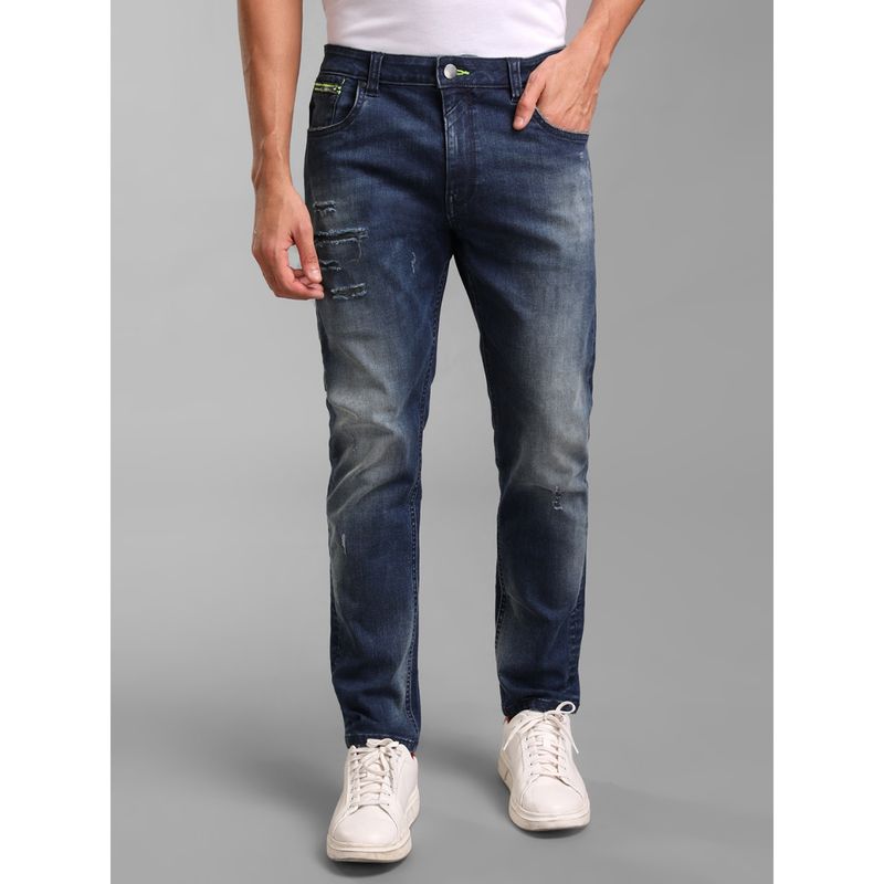 KAZO Slim Fit Rugged Denim Blue (36)