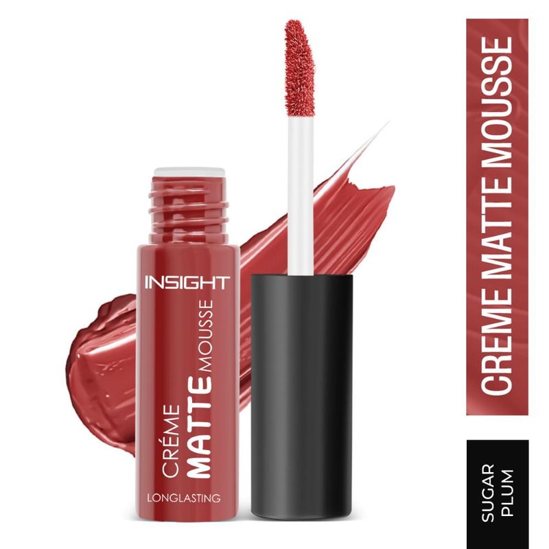Insight Cosmetics Creme Matte Mousse, 12hr Long Stay & Smudge Proof - Sugar Plum