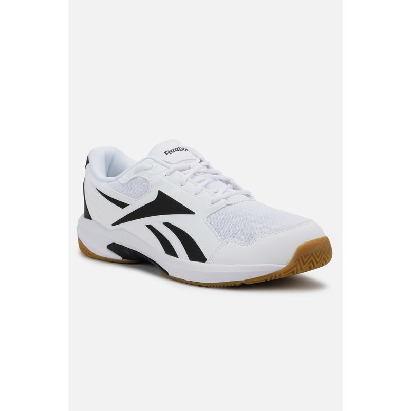 Reebok TRUECOURT Men White Badminton Shoes (UK 6)