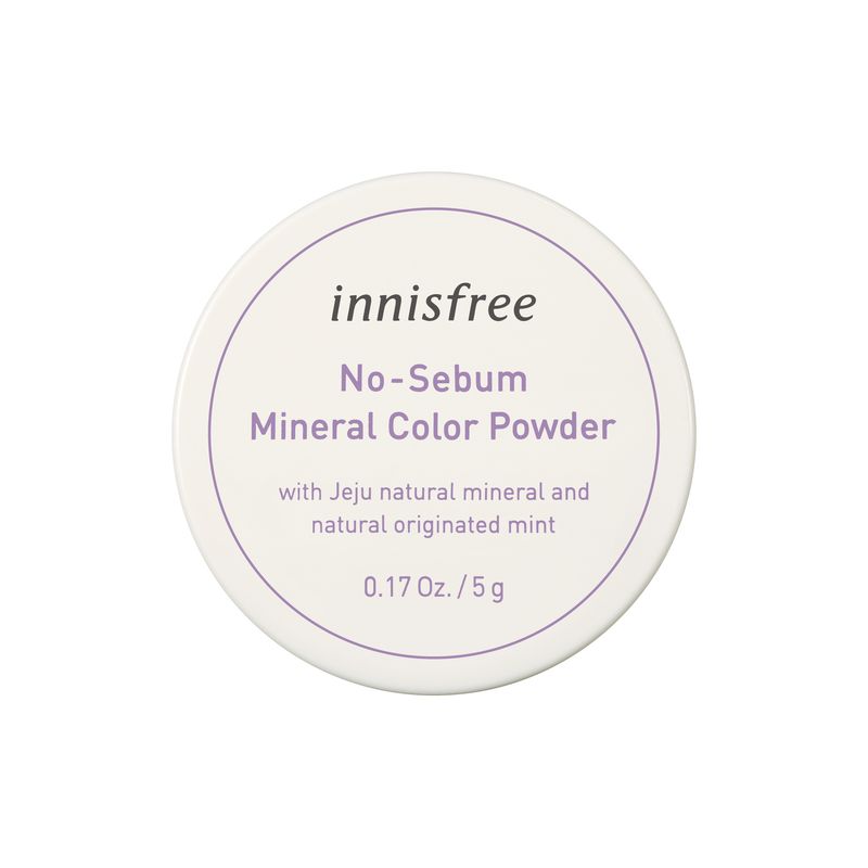 Innisfree No Sebum Color Mineral Powder 1 Violet Buy Innisfree No Sebum Color Mineral Powder 1 Violet Online At Best Price In India Nykaa