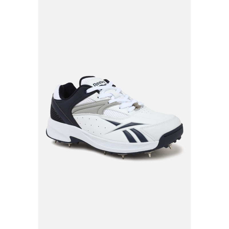Reebok Men White & Black Cricket Shoes (UK 11)