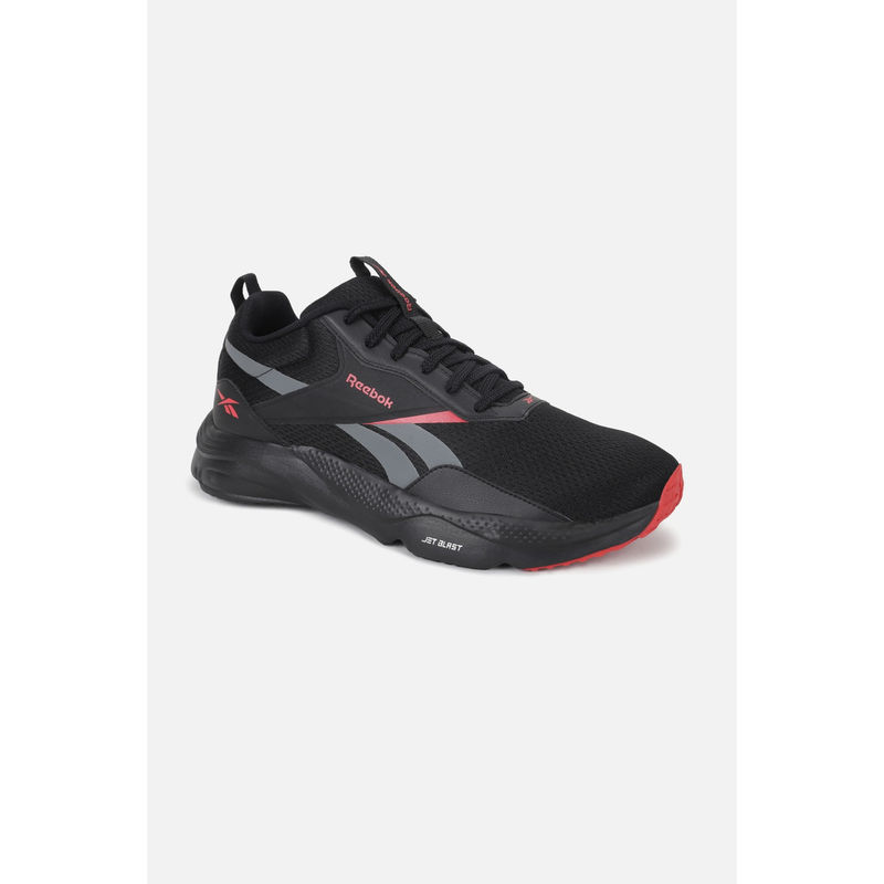 Reebok Jet Blast Flow Dynamic Men Black Running Shoes (UK 8)
