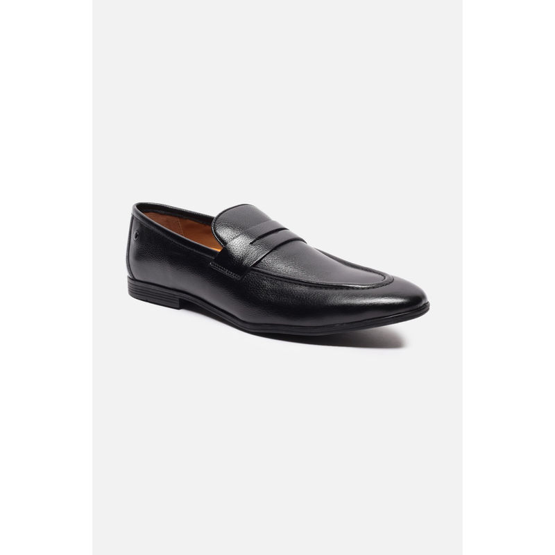 Van Heusen Men Black Heels Slip On Loafers (UK 7)