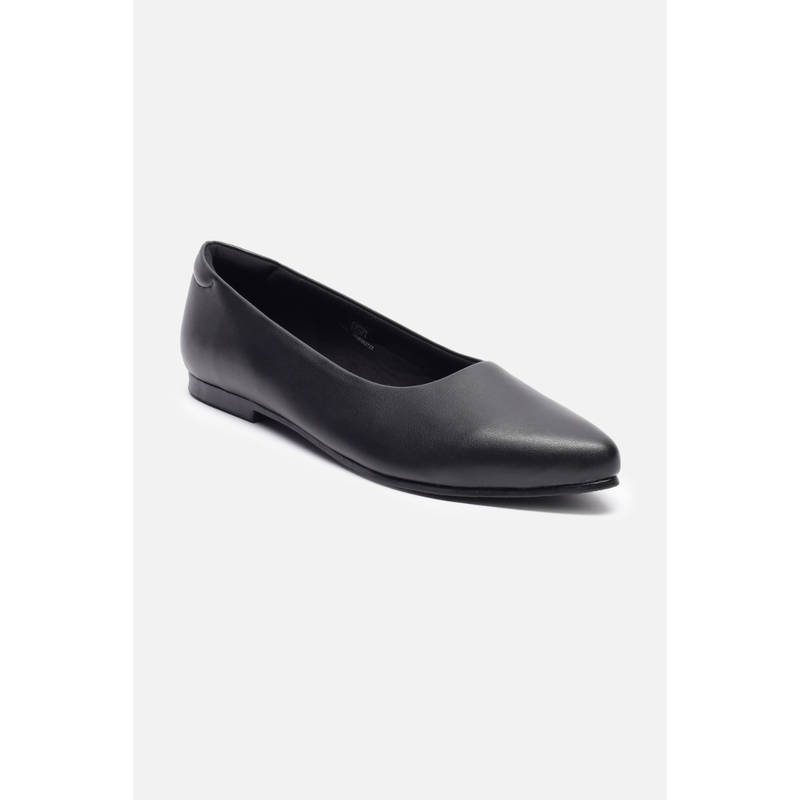 Van Heusen Women Black Ballerinas (UK 3)