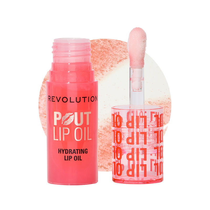 Makeup Revolution Pout Lip Oil - Juicy Peach
