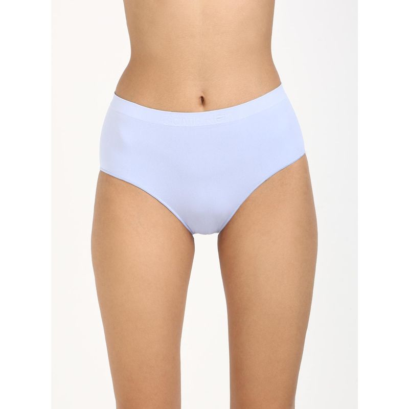 Calvin Klein Womens Blue Solid Brief (M)