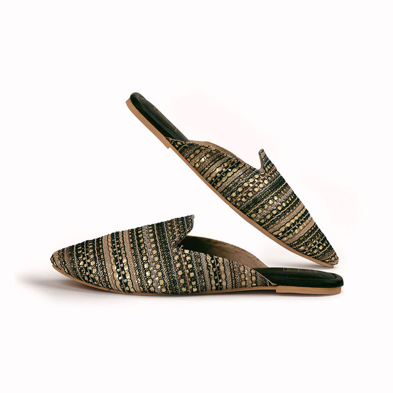 Noosh Sitara Slip On Mules Multi Color (EURO 36-37)