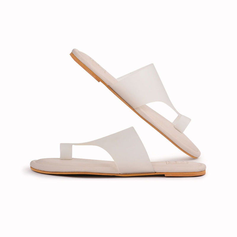 Noosh Frost Toe Ring Slipper White (EURO 36)