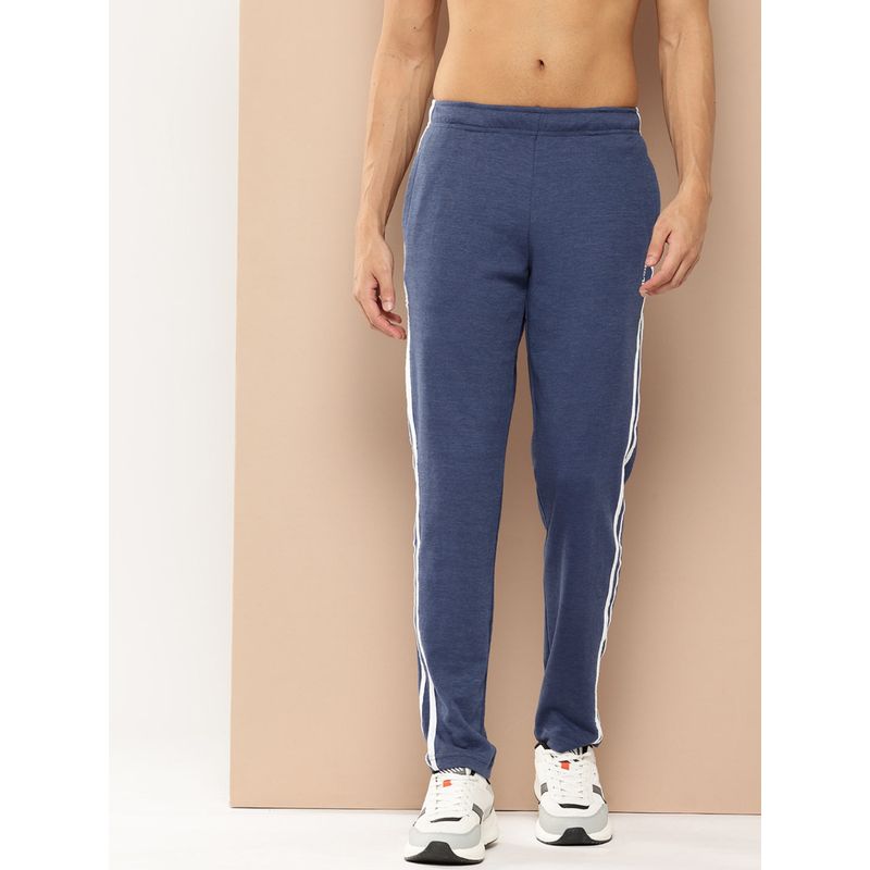 Alcis Men Pe Knit Light Blue Slim Fit Track Pant (L)