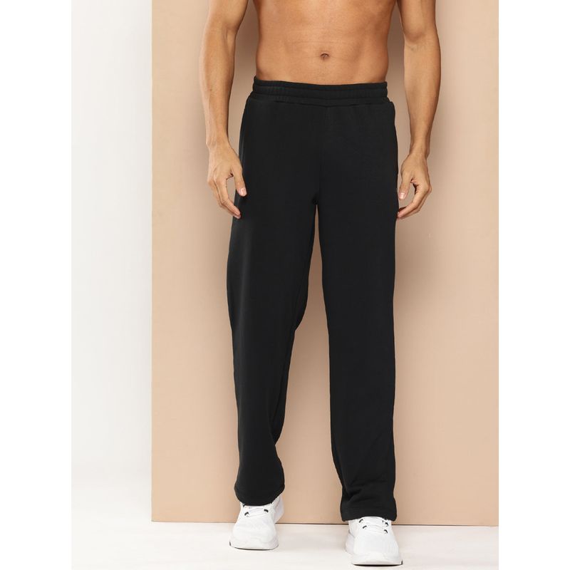 Alcis Men Flow State Black Stretchable Performance Track Pant (L)