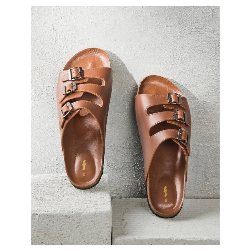 Fabindia Women Brown Sandals (UK 5)