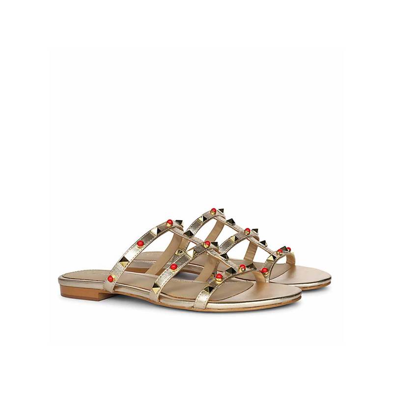 Saint G Women Gold Flats (UK 3)