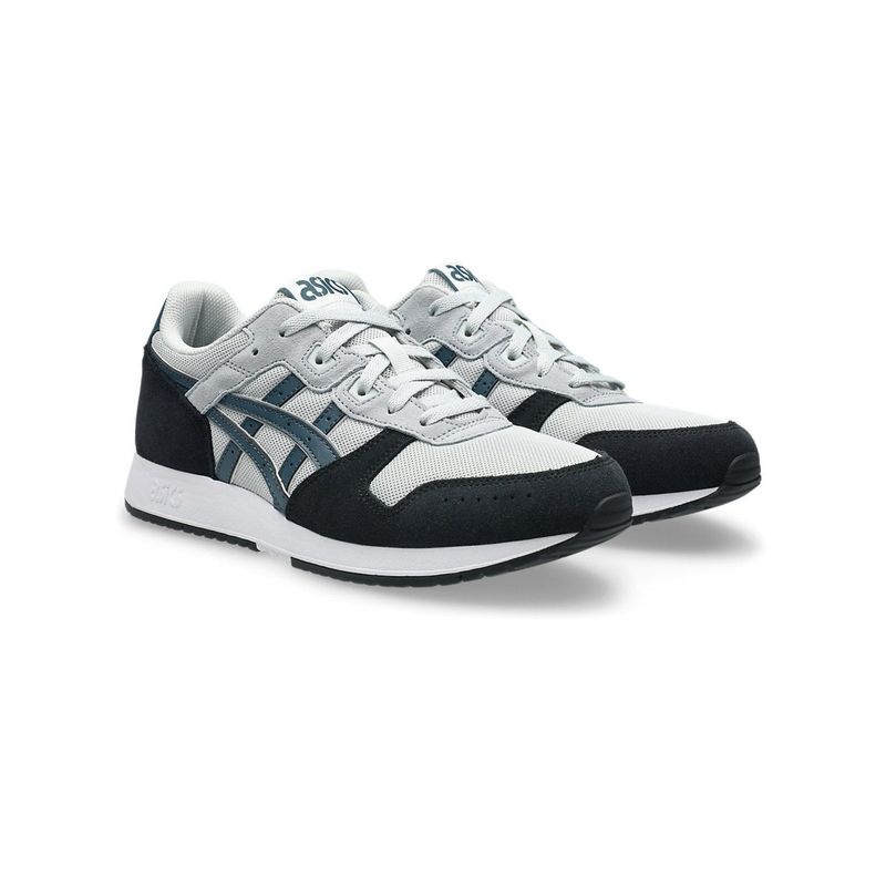 ASICS Grey Leather Round Toe Sneakers (US 9)