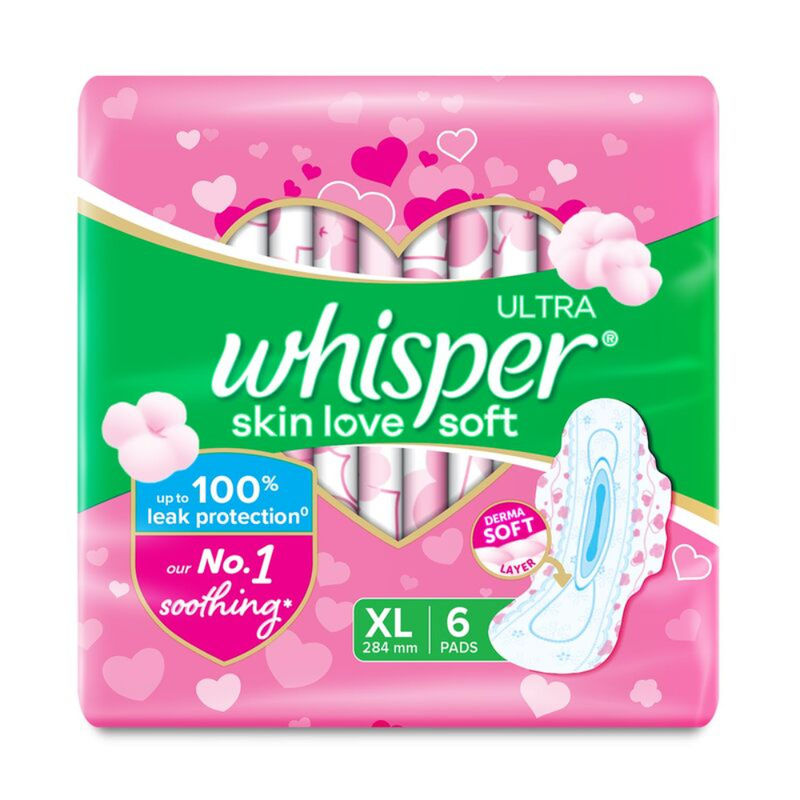 Whisper Ultra Soft Xl 7s Sanitary Pads for Women