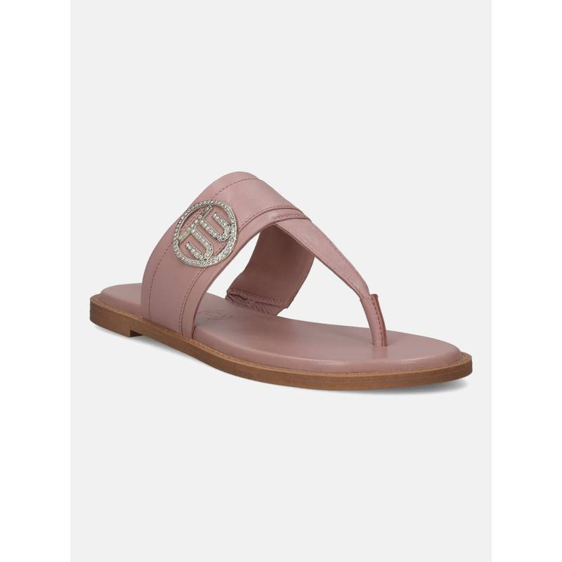 BAGATT Goldy Rose Purple Women Leather Thongs Flats (EURO 37)