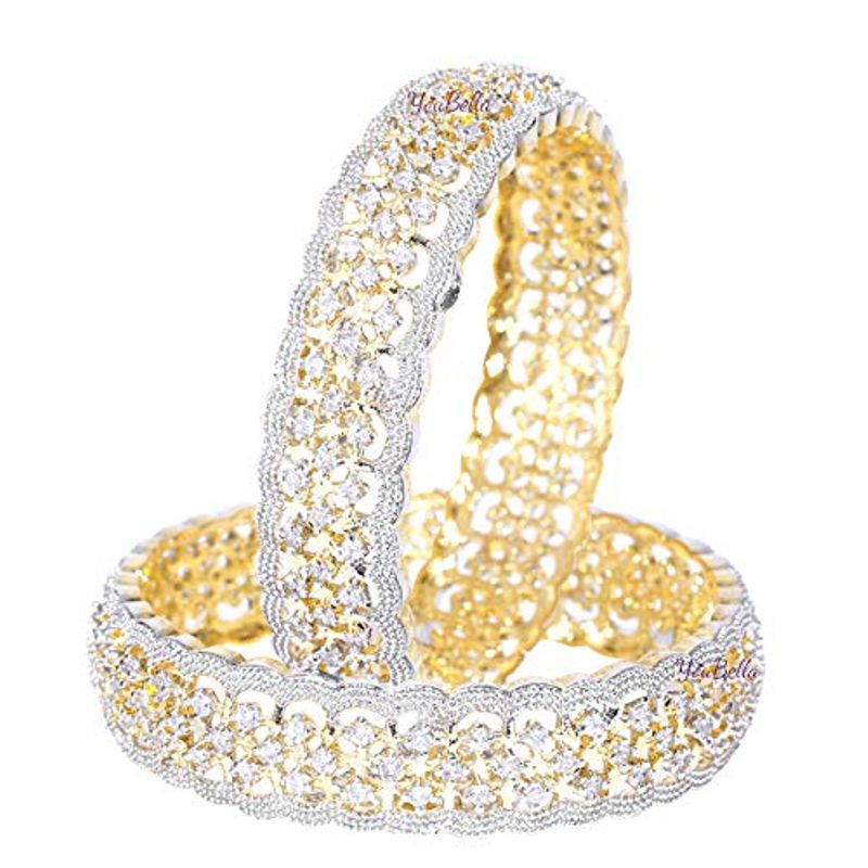 American diamond shop bangles set