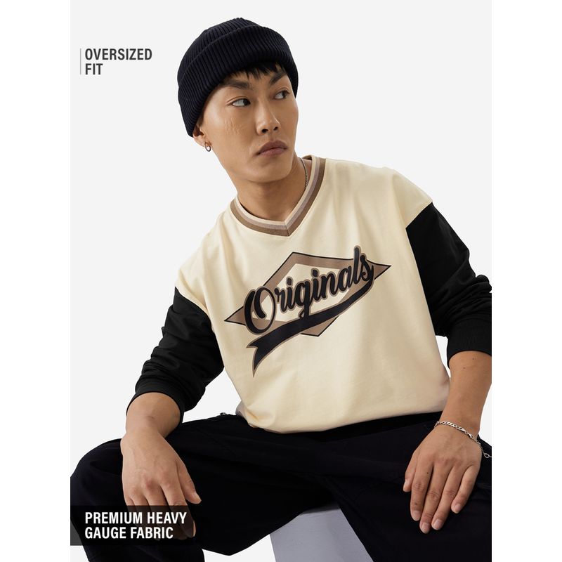 The Souled Store Originals Ogs Forever Oversized Full Sleeve T-Shirt (2XL)